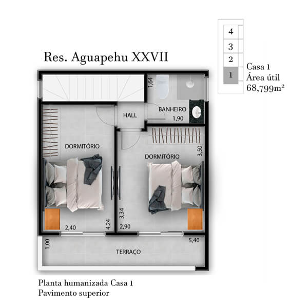 condominio-aguapehu-xxvii-mongagua-planta-2 Condomínio Aguapehú XXVII em Mongaguá